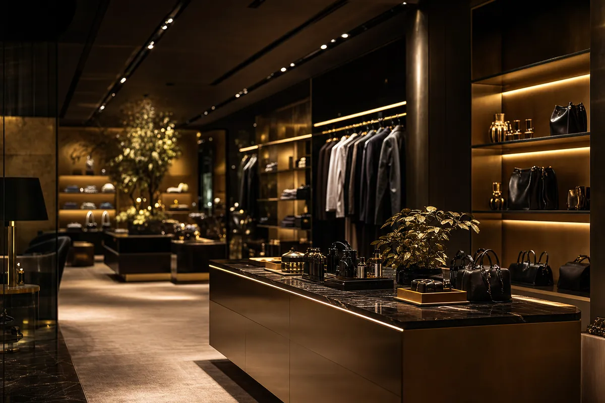 Premium retail concept interior